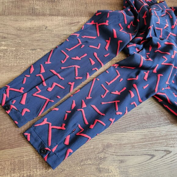 Shoshanna Carla Pritzker Print 100% Silk Printed Long Sleeve A-Line Mini Dress 4 - Picture 9 of 13